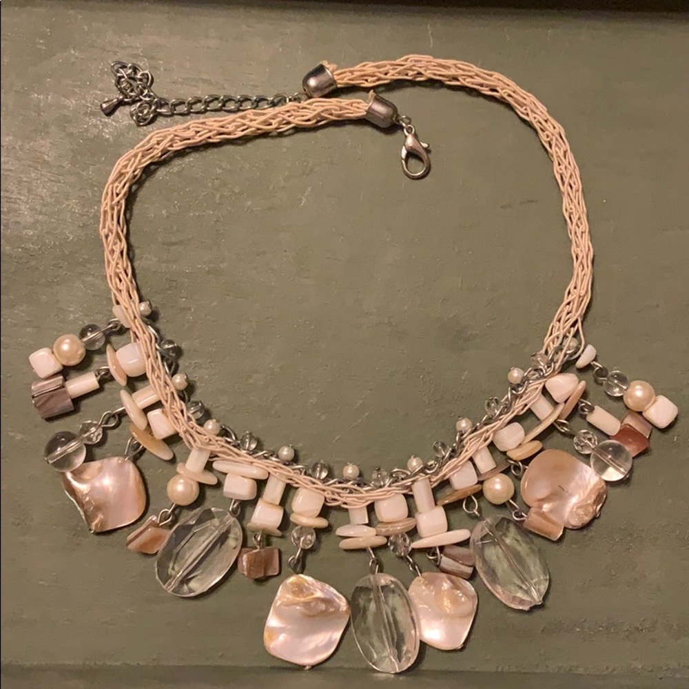 Pearls, Shells, and Stones necklace